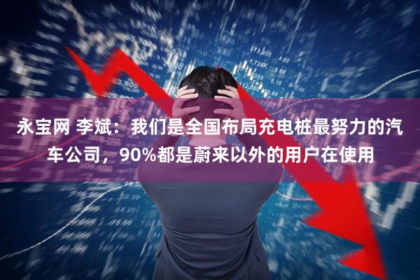 永宝网 李斌：我们是全国布局充电桩最努力的汽车公司，90%都是蔚来以外的用户在使用