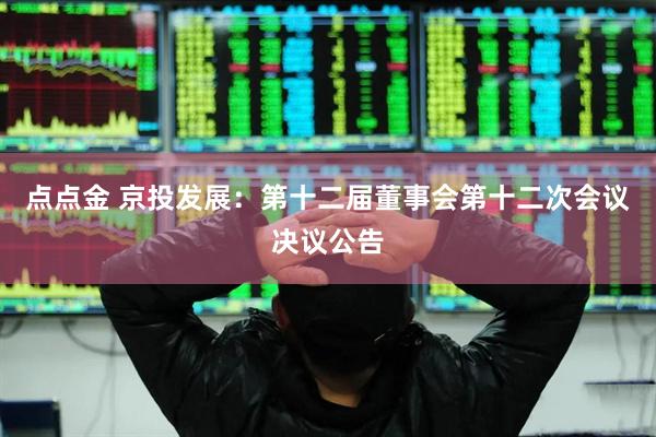 点点金 京投发展：第十二届董事会第十二次会议决议公告