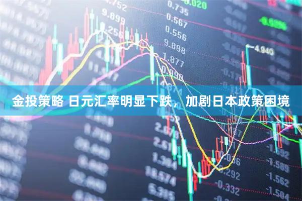 金投策略 日元汇率明显下跌，加剧日本政策困境