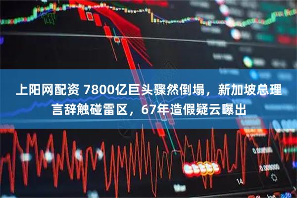 上阳网配资 7800亿巨头骤然倒塌，新加坡总理言辞触碰雷区，67年造假疑云曝出